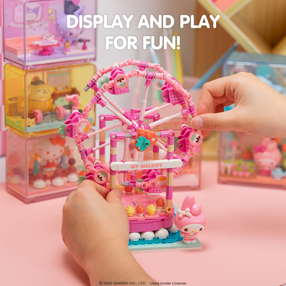 YuMe Summer Wunderland - My Melody Ferris Wheel Building Blocks, image 2