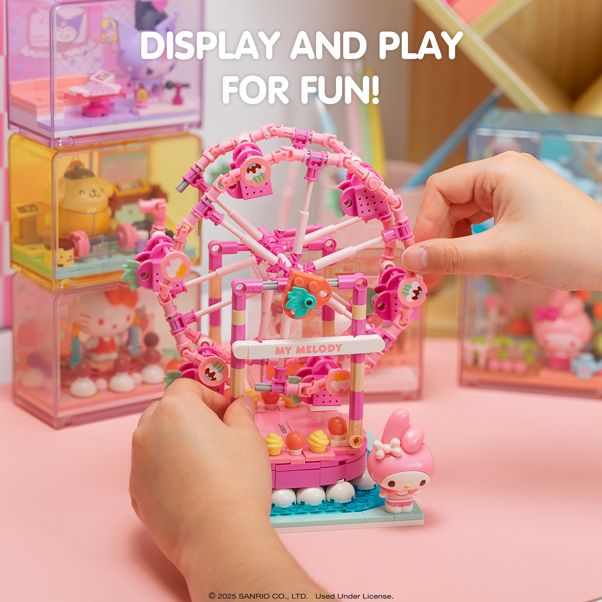 YuMe Summer Wunderland - My Melody Ferris Wheel Building Blocks
