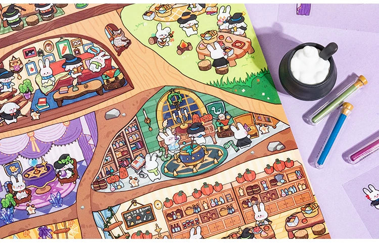 Fantasy World Series Miniature Scenery PET Sticker Set, image 6