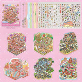 Zaomo Town Series 2.5D Deco Scene Sticker Book