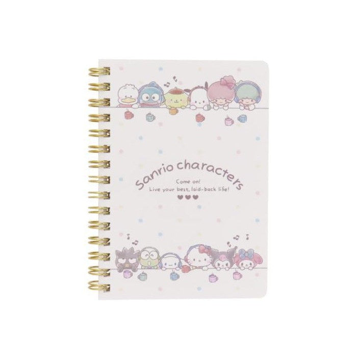 Notebook with Sanrio character design on a white background