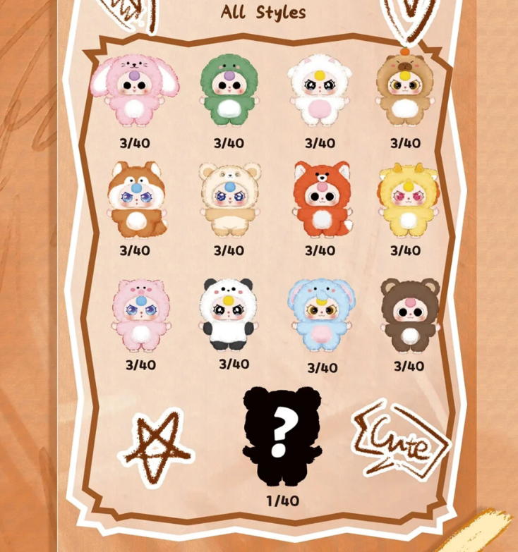 Baby Three Badge of Metal Series Blind Bag