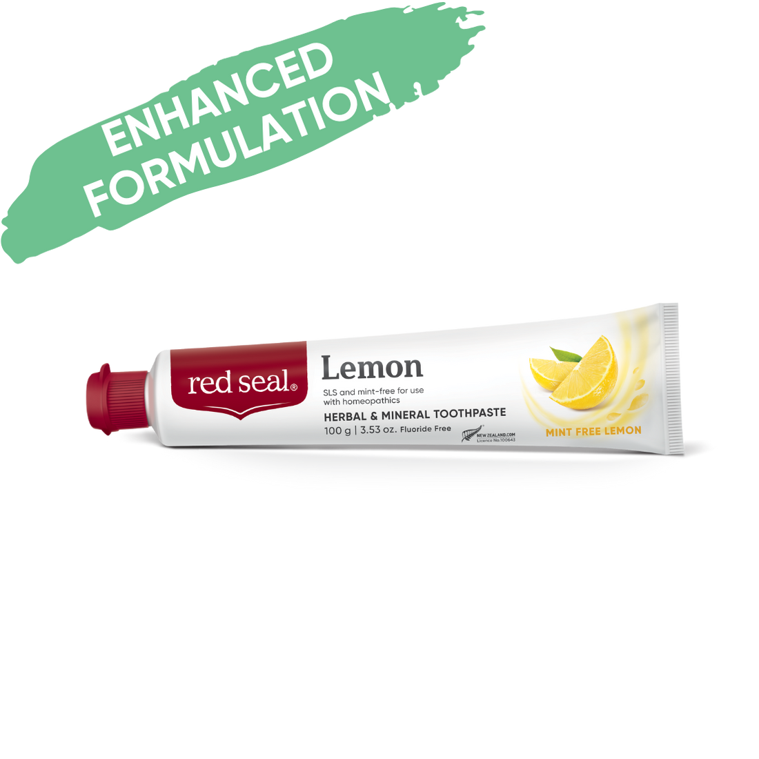 Red Seal Natural Toothpaste Mint Free 100g - Lemon, image 3