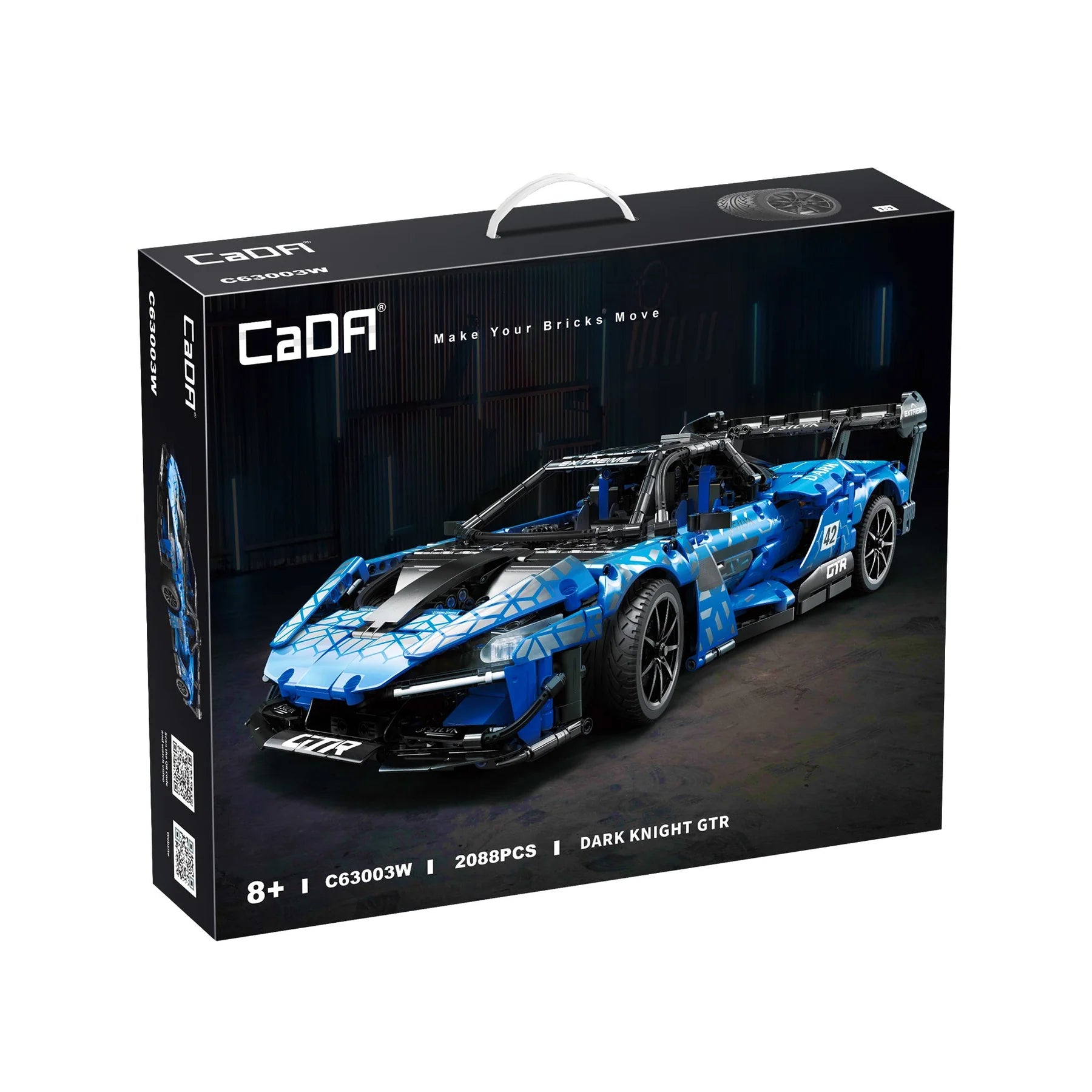 CaDA 1:10 Dark Knight GTR Car Brick Model Kits
