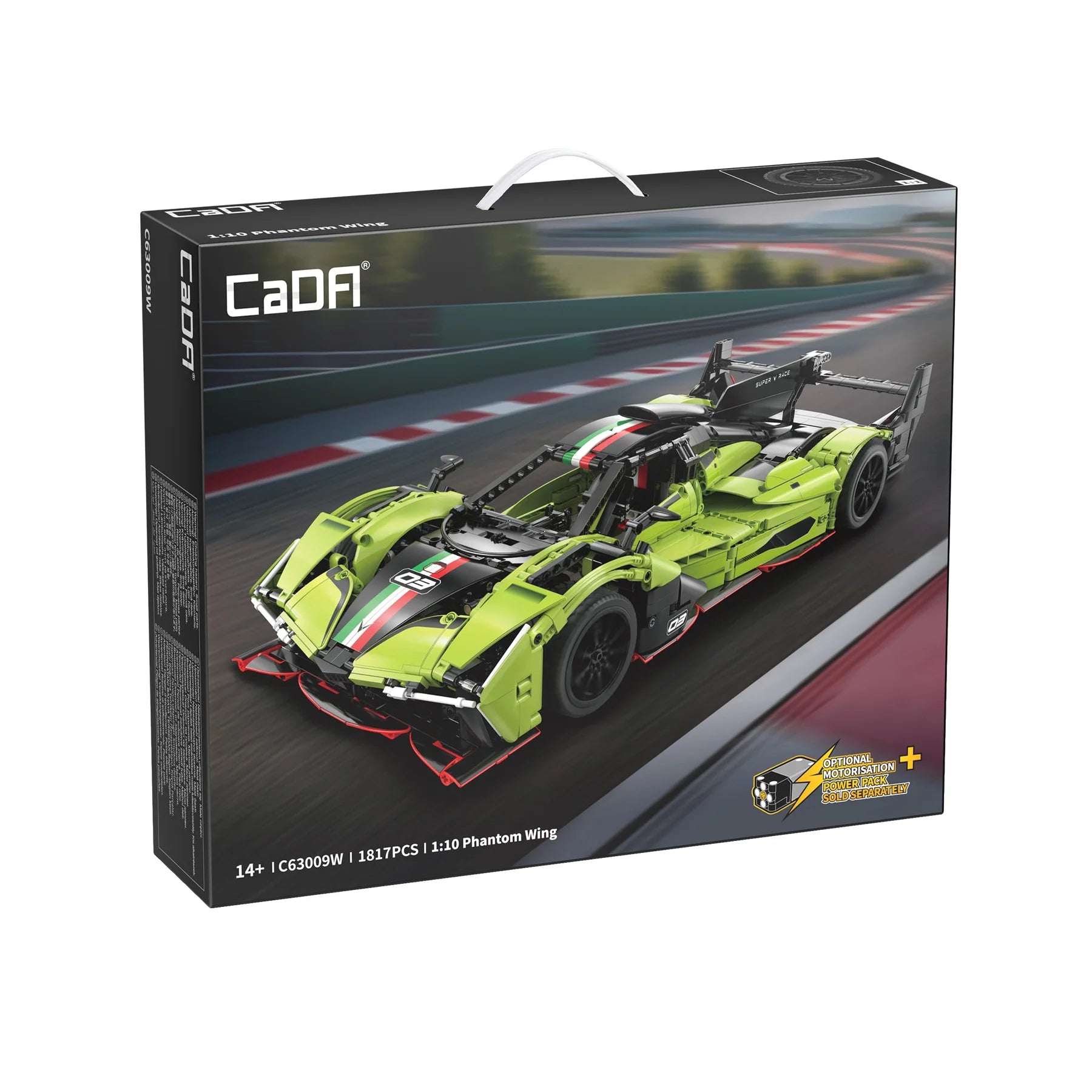 CaDA 1:10 Phantom Wing Car Brick Model Kits