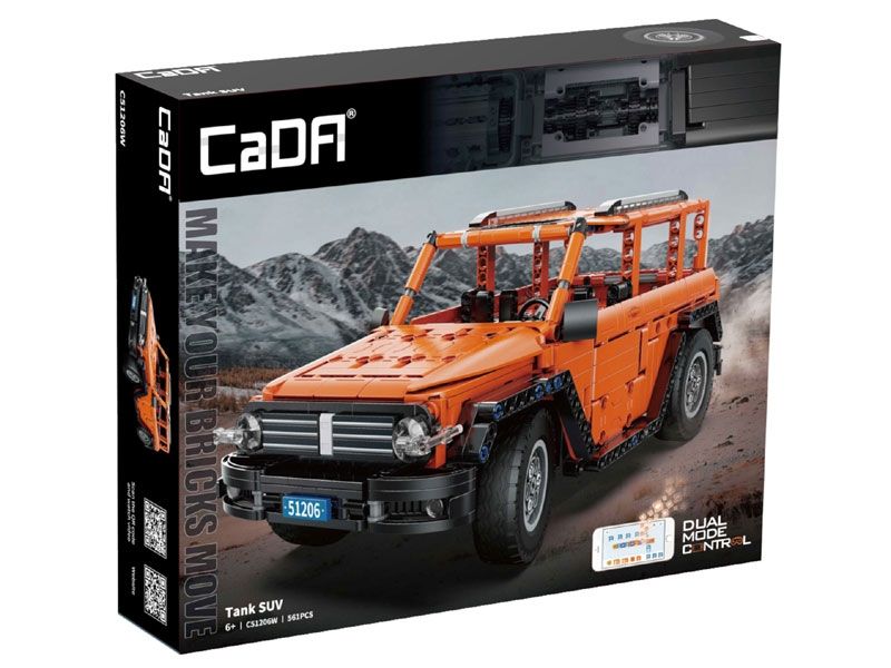 CaDA 1:10 Tank SUV Motorised Brick Model Kits, image 2
