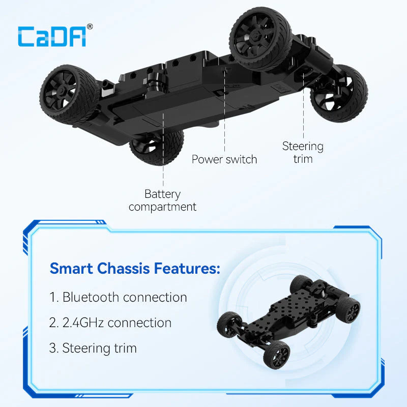 CaDA 1:14 Blade Sport Car Motorised Brick Model Kits, image 3