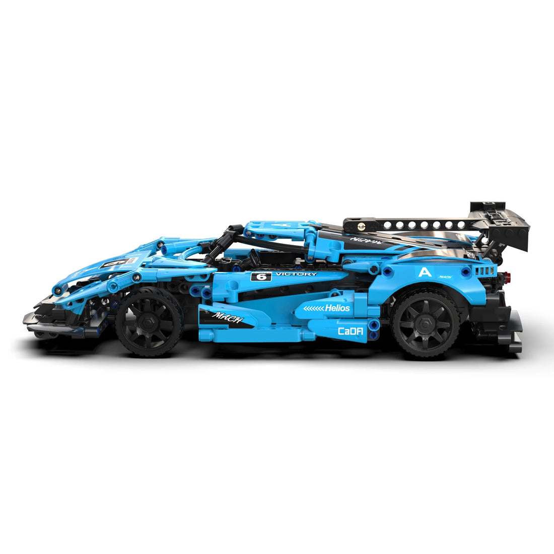 CaDA 1:14 Helios Sports Car Dual Control RC Brick Model Kits, image 3