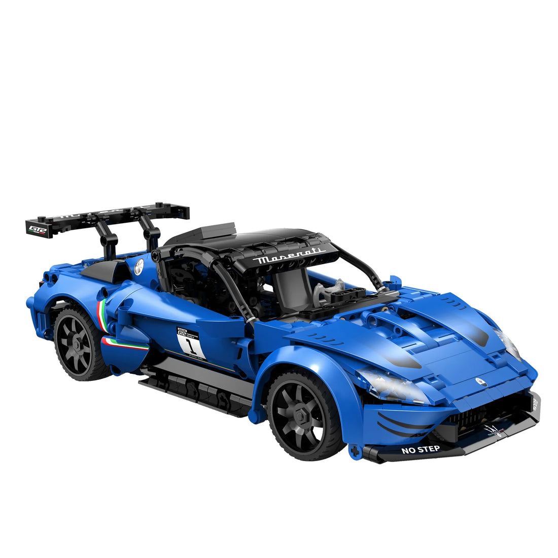 CaDA 1:14 Maserati GT2 Racing Car Dual Control RC Brick Model Kits, image 5