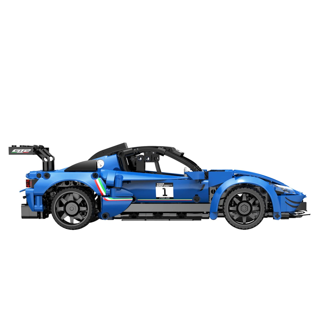 CaDA 1:14 Maserati GT2 Racing Car Dual Control RC Brick Model Kits, image 6