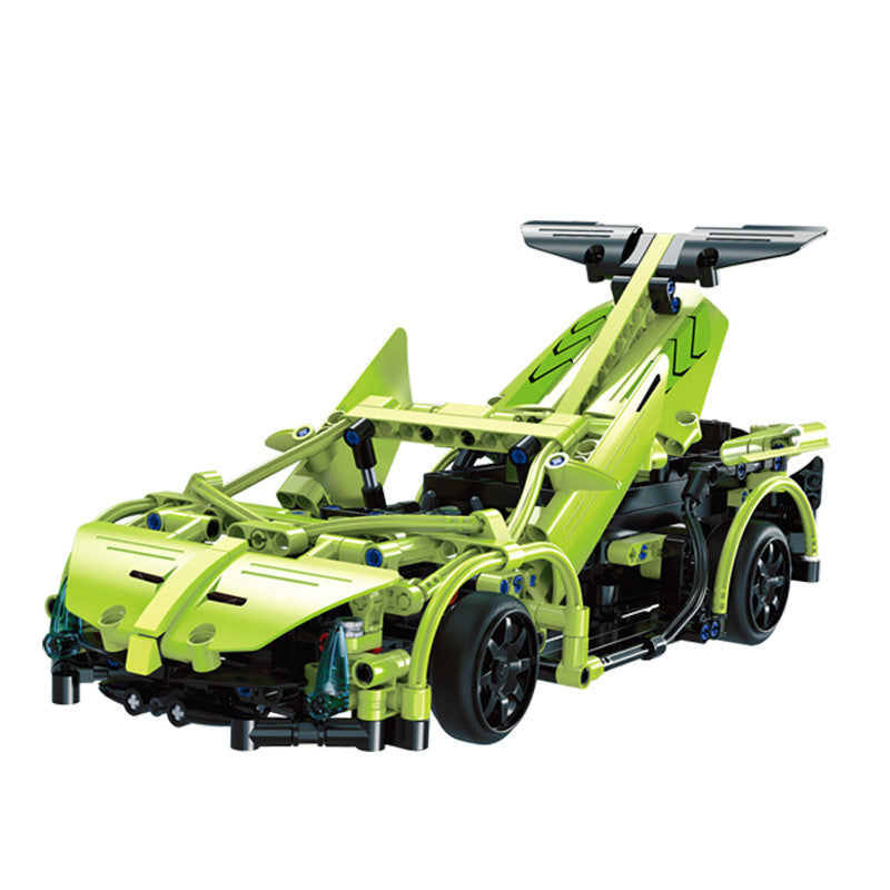 CaDA 1:14 Red Storm Super Car Dual Control RC Brick Model Kits, image 4
