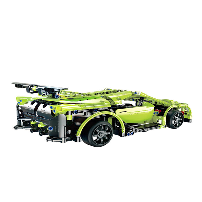 CaDA 1:14 Red Storm Super Car Dual Control RC Brick Model Kits, image 5
