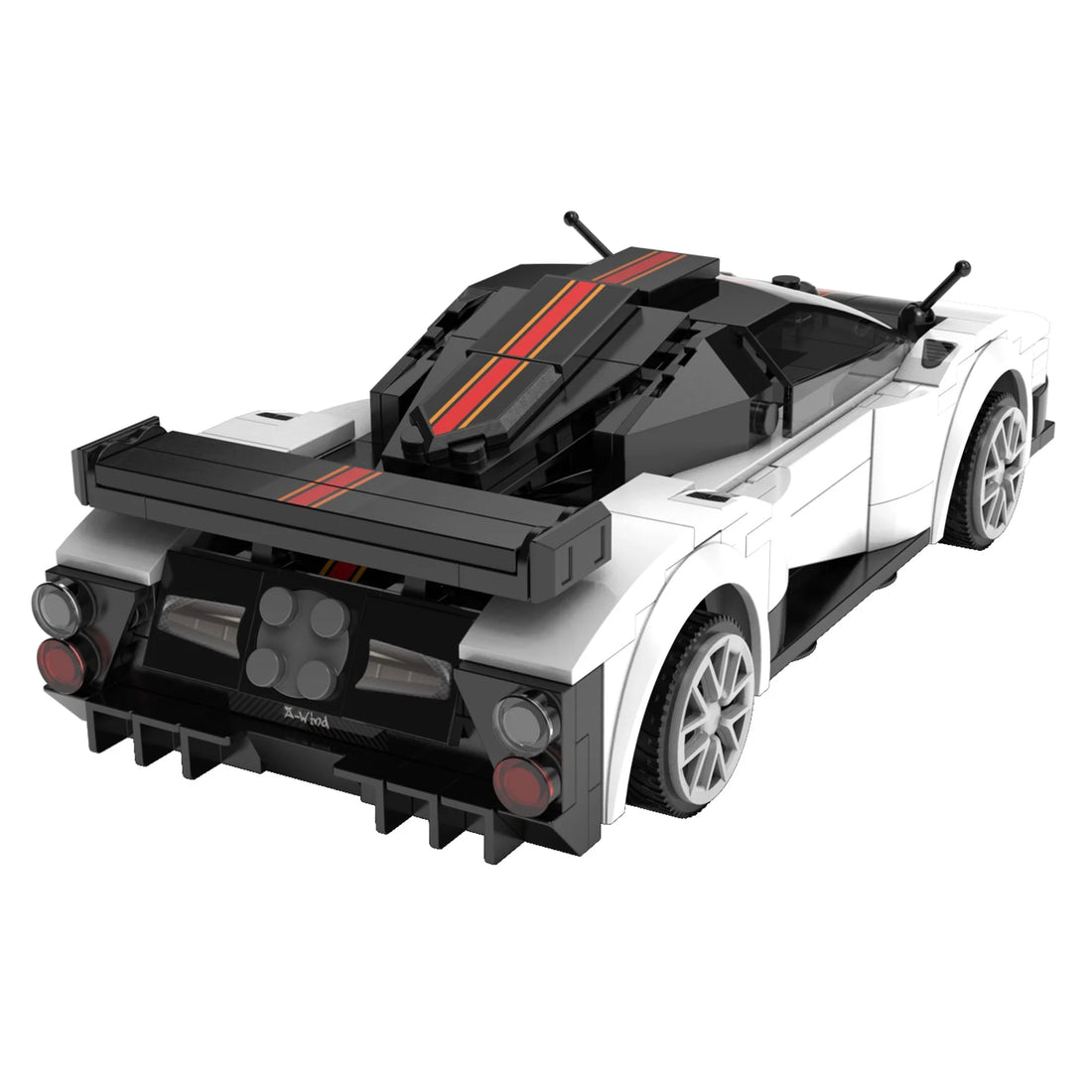 CaDA 1:20 Z-Wind Car Dual Control RC Brick Model Kits, image 4