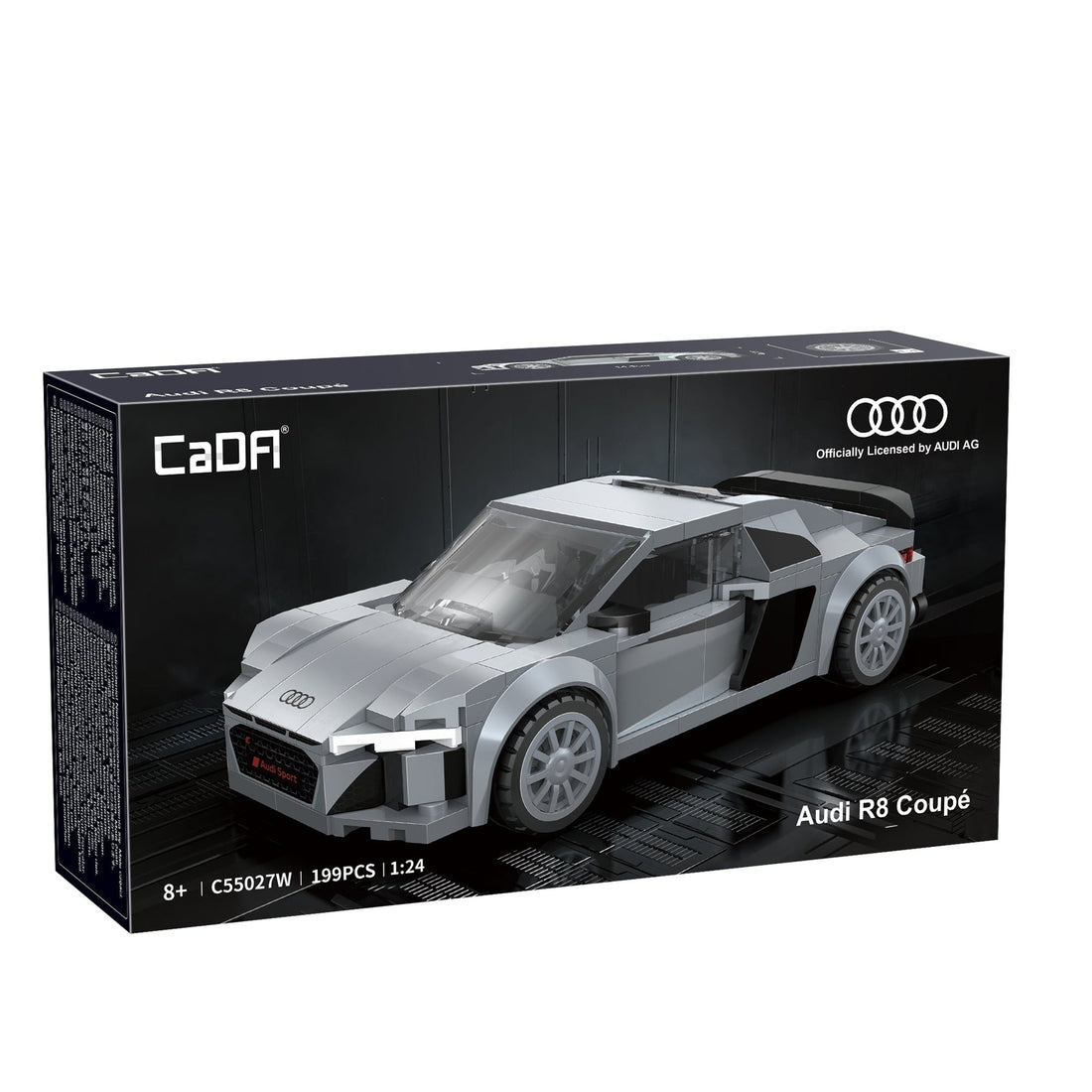 CaDA 1:24 Brick Audi R8 Coup Car, image 2
