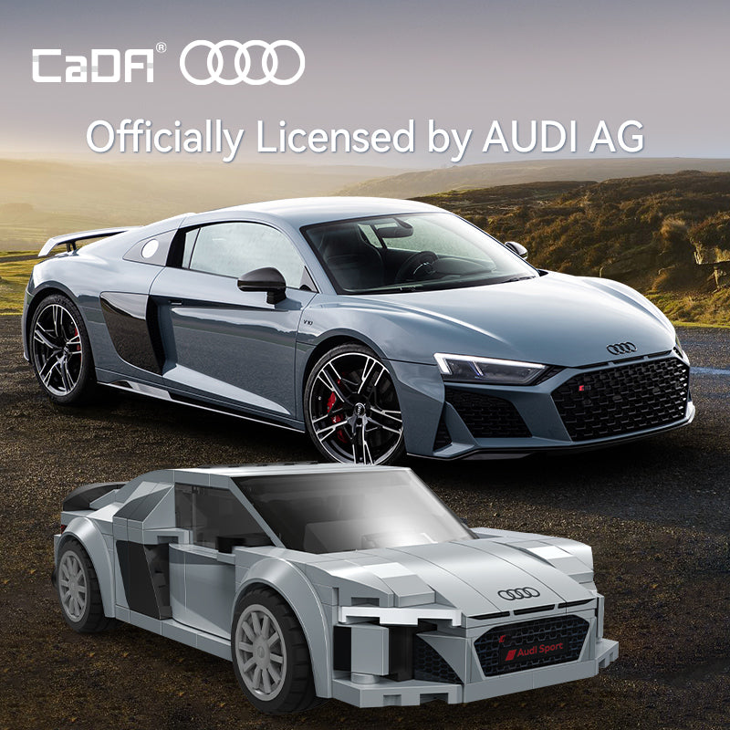 CaDA 1:24 Brick Audi R8 Coup Car, image 5