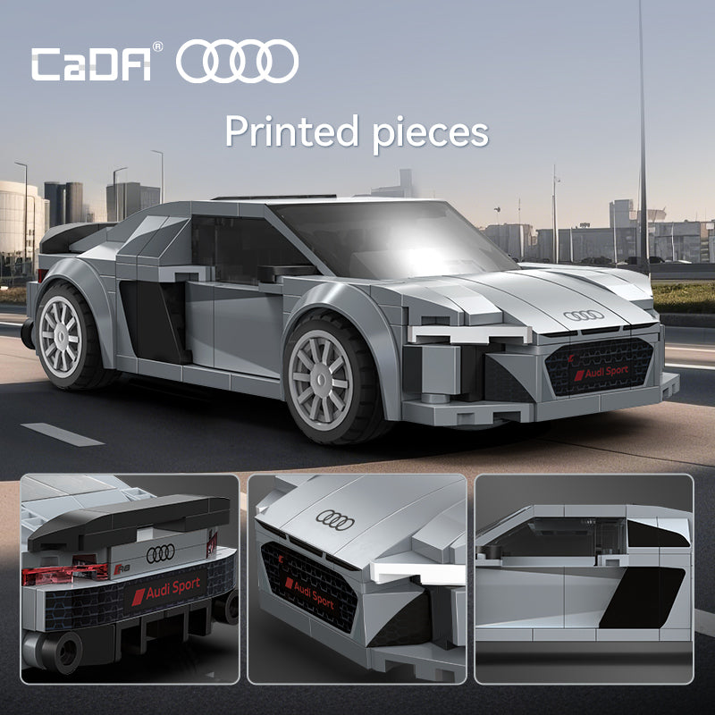 CaDA 1:24 Brick Audi R8 Coup Car, image 6