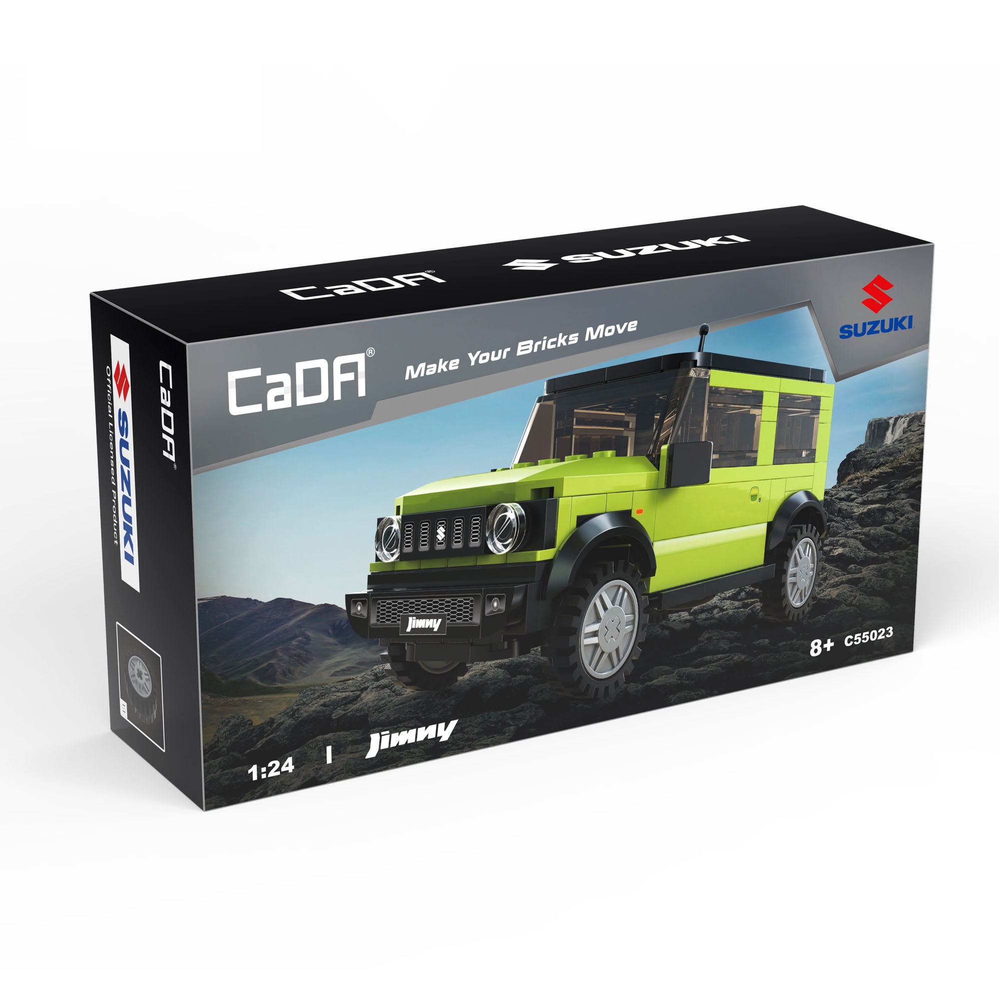 CaDA 1:24  Suzuki Jimny Off-Roader Legend Brick Vehicle