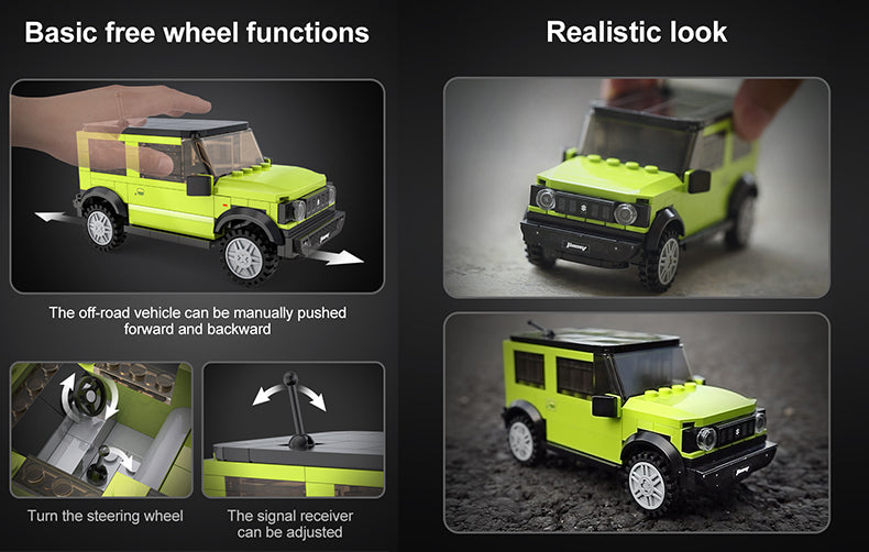 CaDA 1:24 Suzuki Jimny Off-Roader Legend Brick Vehicle, image 7