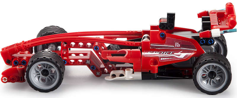 CaDA Pullback Formula Racing Brick Model Kits, image 4