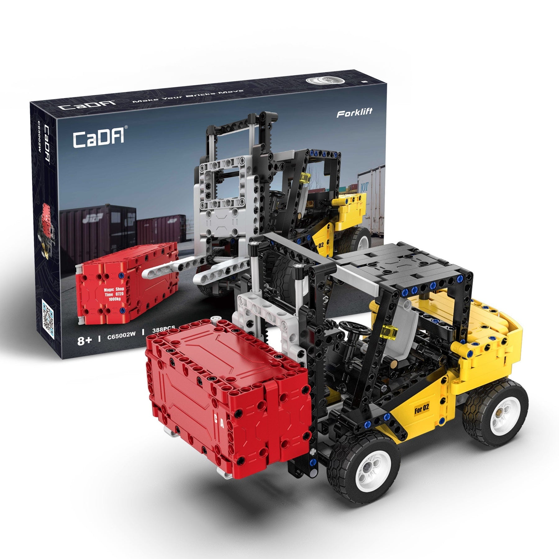 CaDA Forklift Brick Model Kits