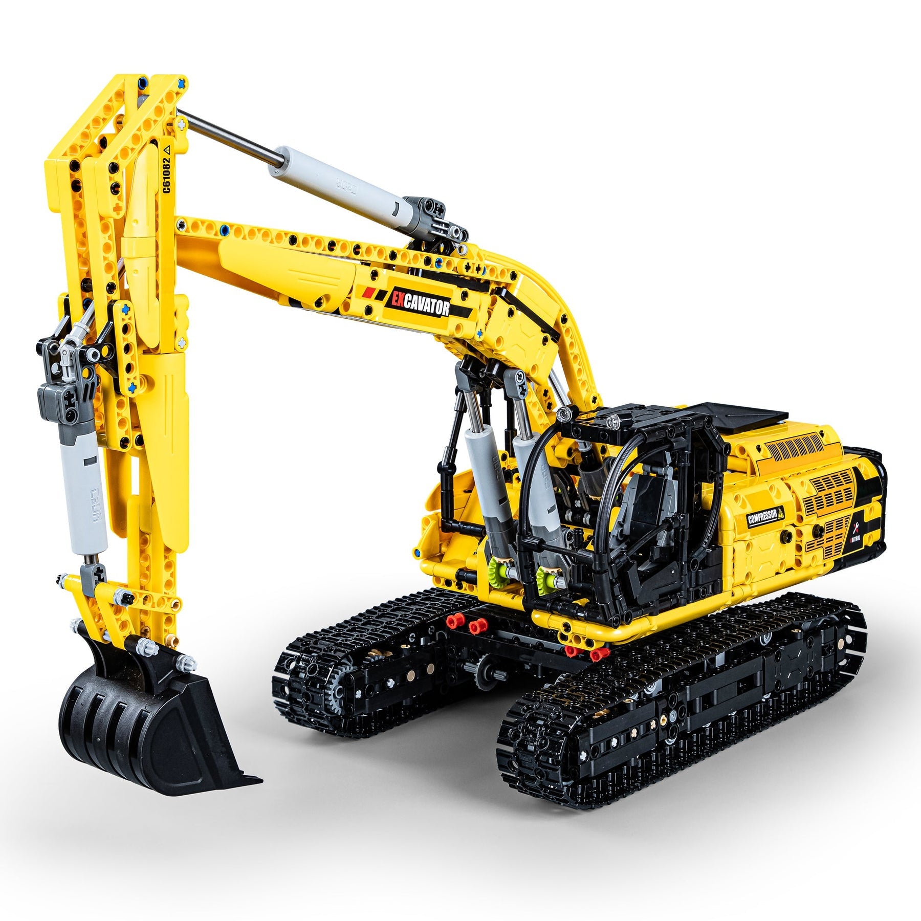 CaDA Fully Functional Excavator Brick Model Kits