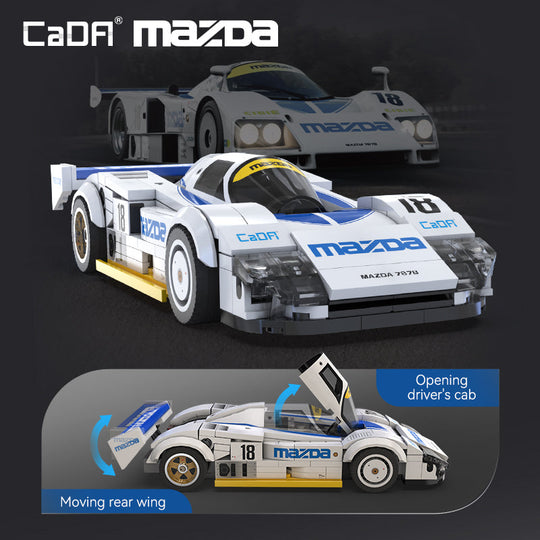 CaDA 1:24 Mazda 787B 1991 (#18) Brick Car, image 4