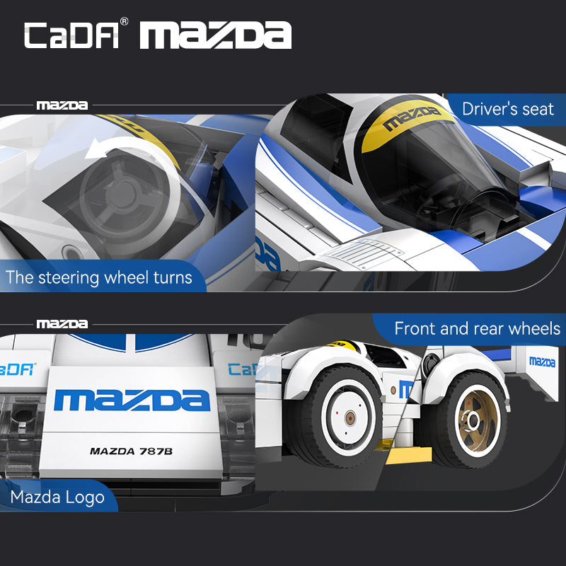 CaDA 1:24 Mazda 787B 1991 (#18) Brick Car, image 5