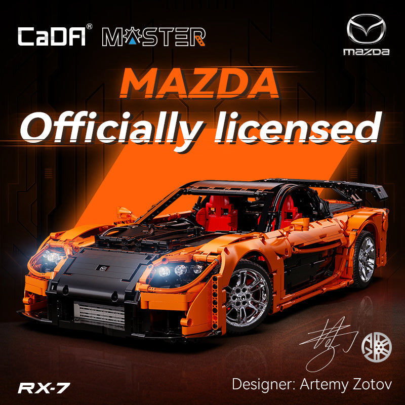 CaDA 1:8 Master Mazda RX-7 Brick R/C Car, image 4