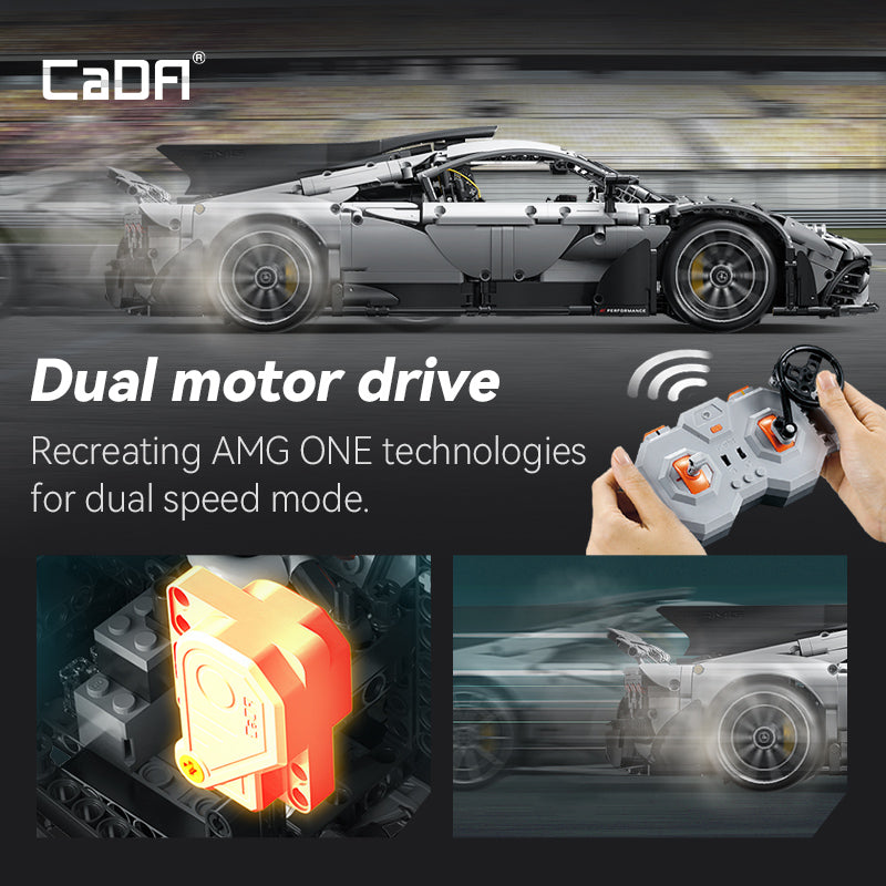 CaDA 1:8 Mercedes-AMG ONE R/C Brick Car, image 5