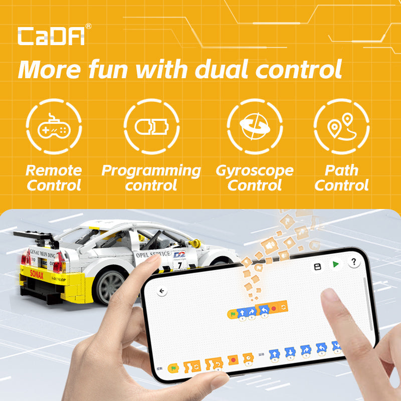 CaDA 1:20 Opel Astra V8 Coupe Brick Car Dual Control, image 6