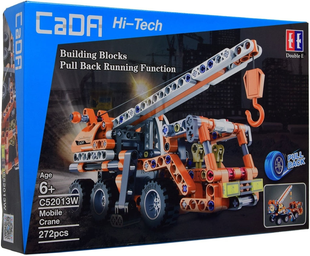 CaDA Pullback Excavator Brick Model Kits, image 3