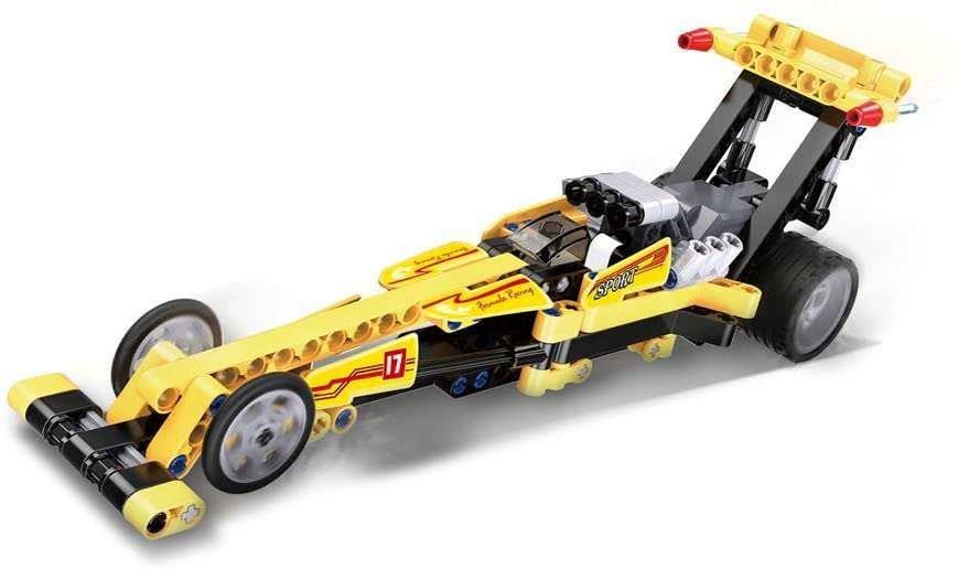 CaDA Pullback Top Fuel Drag Racing Brick Model Kits, image 2