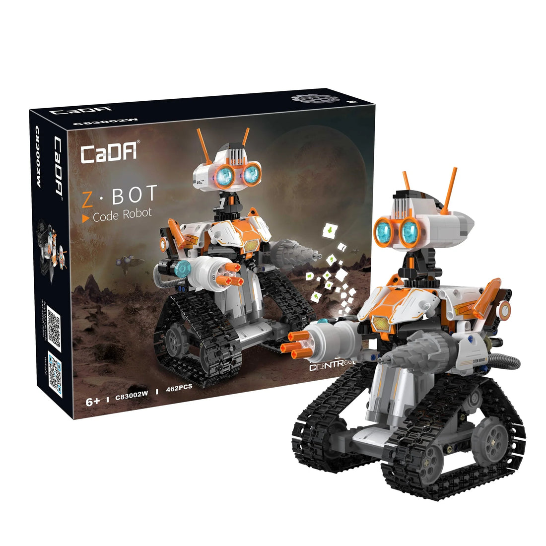 CaDA Z-Bot Code Robot Dual Control RC Brick Model Kits, image 6