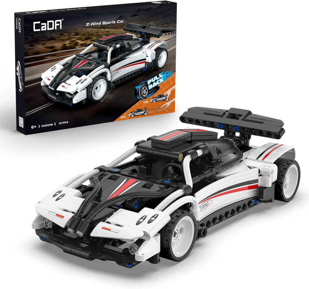 CaDA 1:18 Z-Wind Sports Car Pull Back