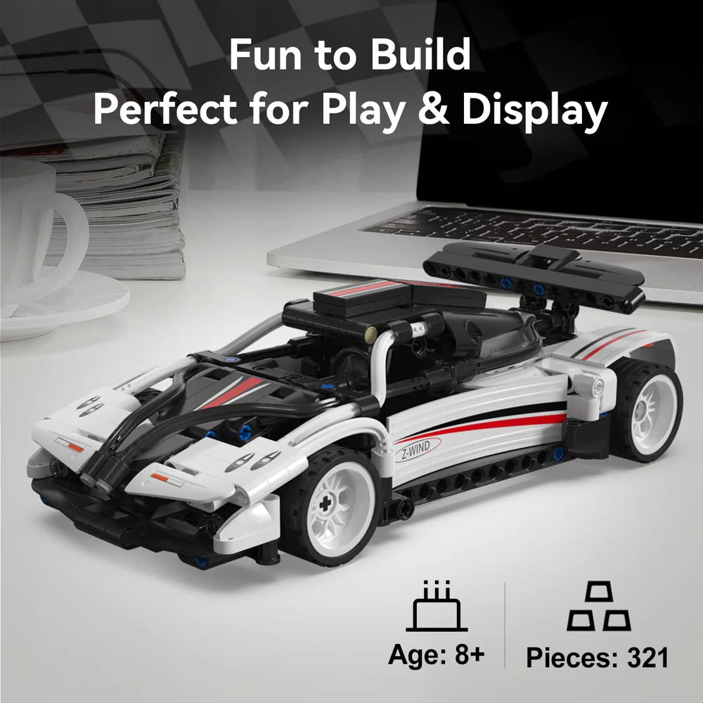 CaDA 1:18 Z-Wind Sports Car Pull Back, image 3