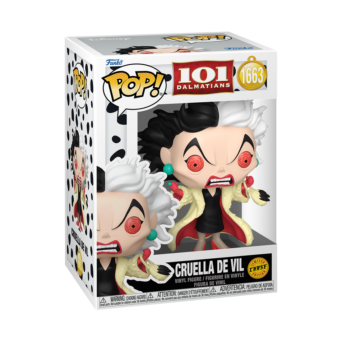 Funko Pop! 101 Dalmatians (1991) - Cruella De Vil Vinyl Figure, image 4