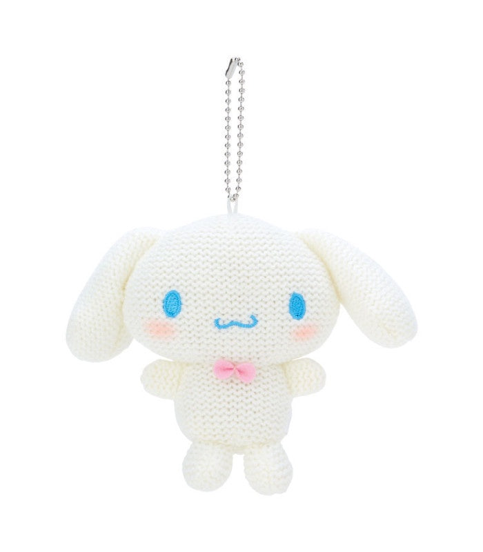 Sanrio Cinnamoroll Amigurumi-Style Knitted Plush Mascot Holder