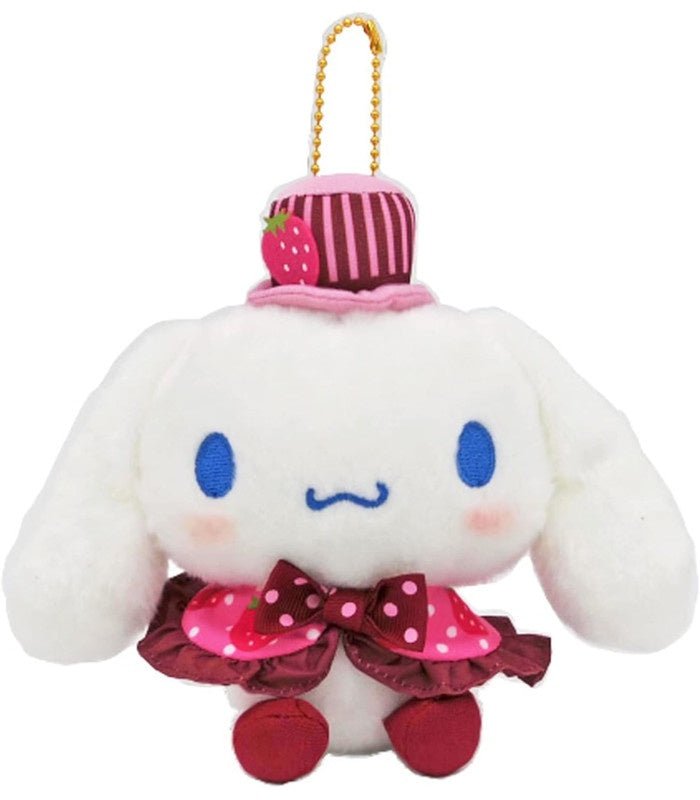 Sanrio Cinnamoroll Clip-on Plush Chocolate & Strawberry