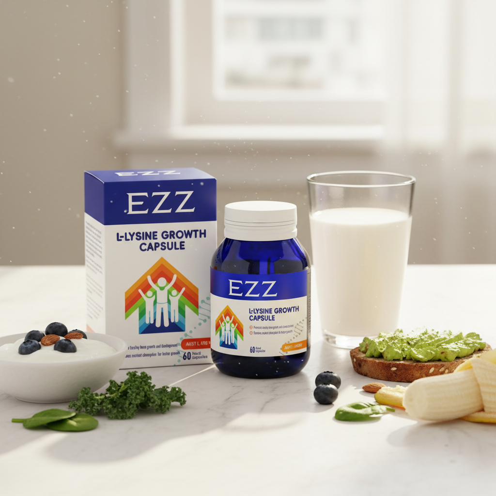 EZZ L-Lysine Growth 3rd Generation 60 Capsule, image 2