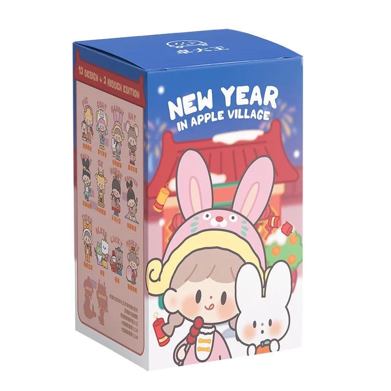 Finding Unicorn zZoton New Year In Apple Village Series Blind Box