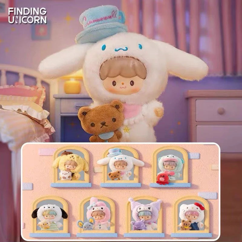 Finding Unicorn zZoton X Sanrio Characters Love League Buddies Series PVC Plush Blind Box