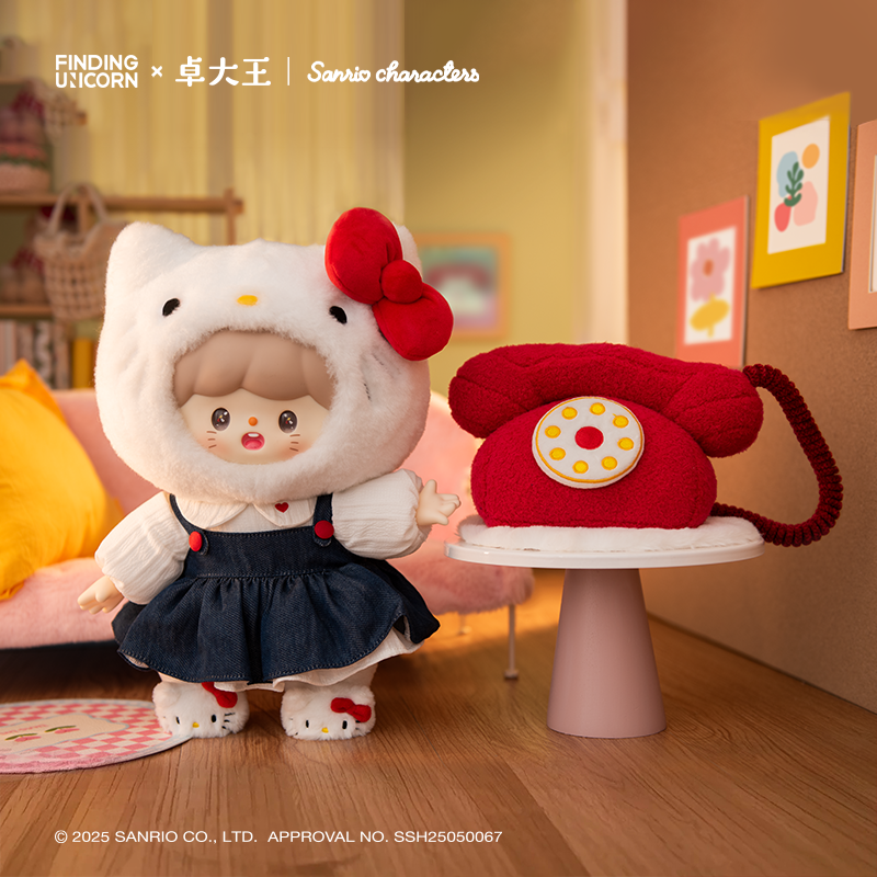 Finding Unicorn zZoton X Sanrio Linking Buddies Vinyl Plush