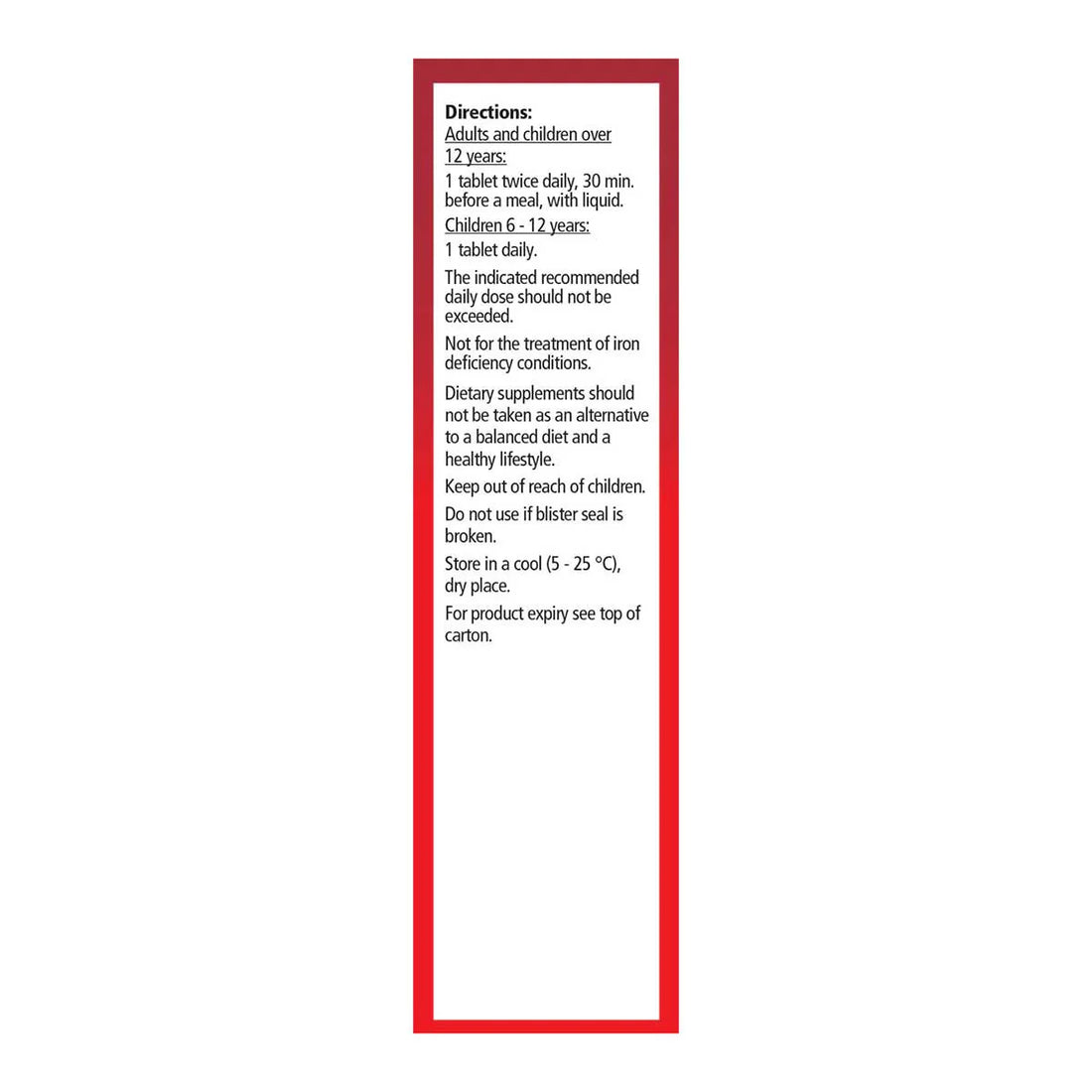 Floradix Iron Supplement Tablets 84 Tablets, image 2