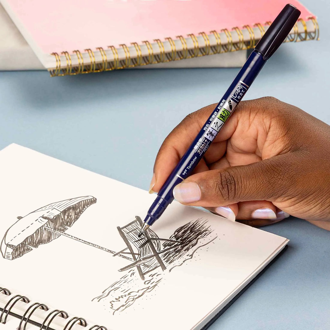 Tombow Fudenosuke Pigment Ink Brush Pen, image 18