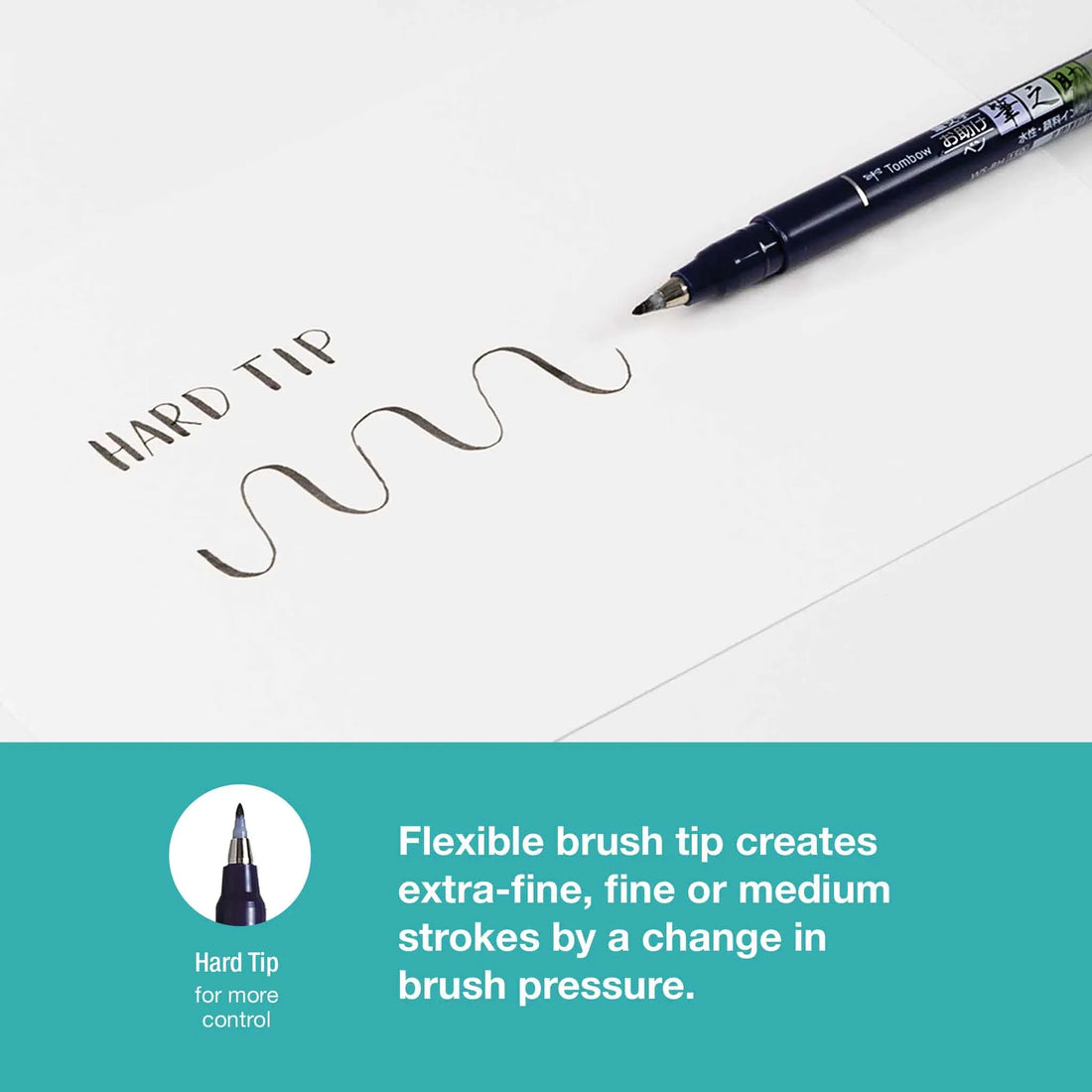 Tombow Fudenosuke Pigment Ink Brush Pen, image 19