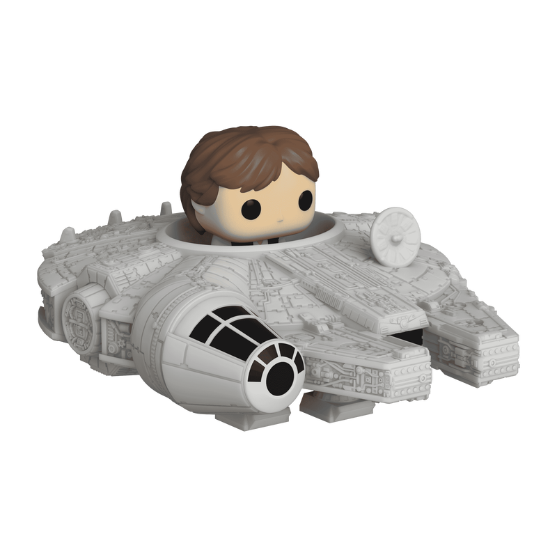 Funko Bitty Pop! Ride Star Wars - Han with Millenium Falcon, image 2