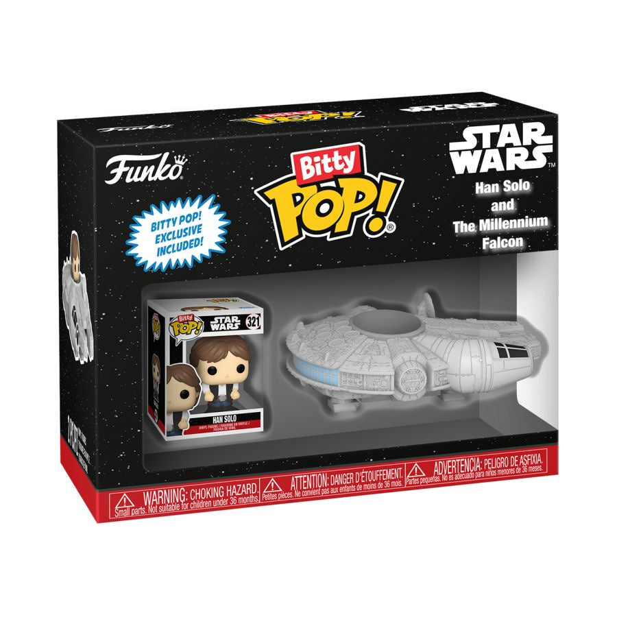 Funko Bitty Pop! Ride Star Wars - Han with Millenium Falcon