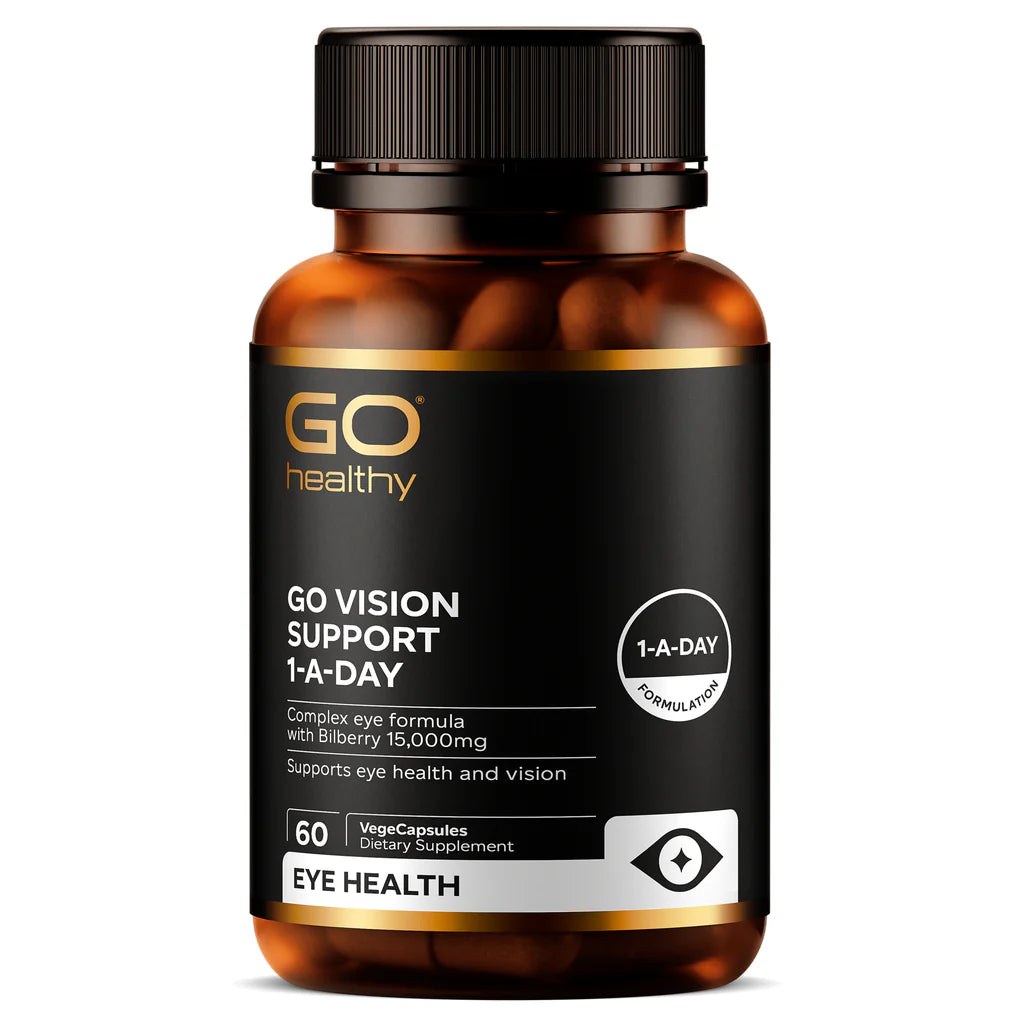 GO Healthy Go Vision Support 60 Vege Capsules