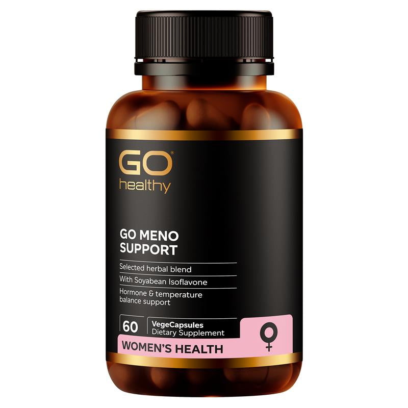 Go Healthy GO Meno Support 60 VegeCapsules, OCARE NZ