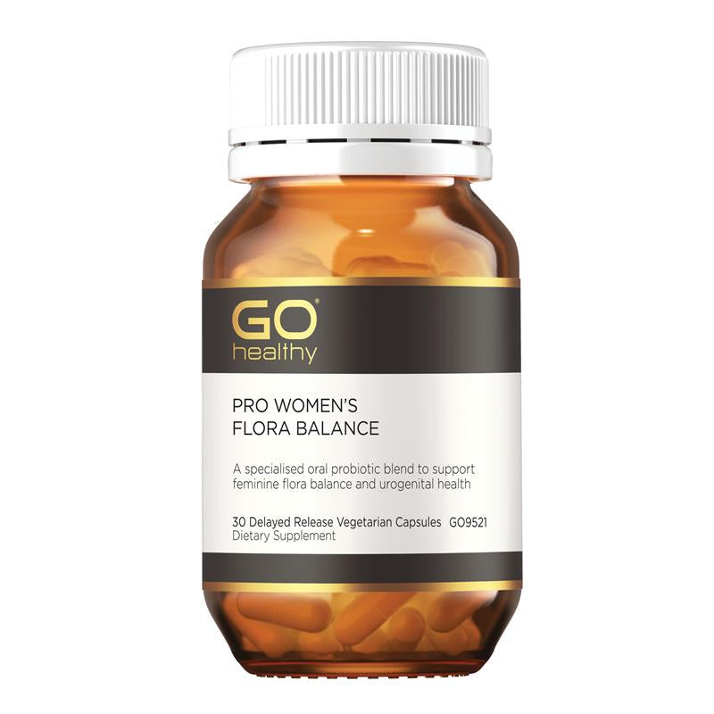 GO Healthy Pro Women Flora Balance 30 Vege Capsules